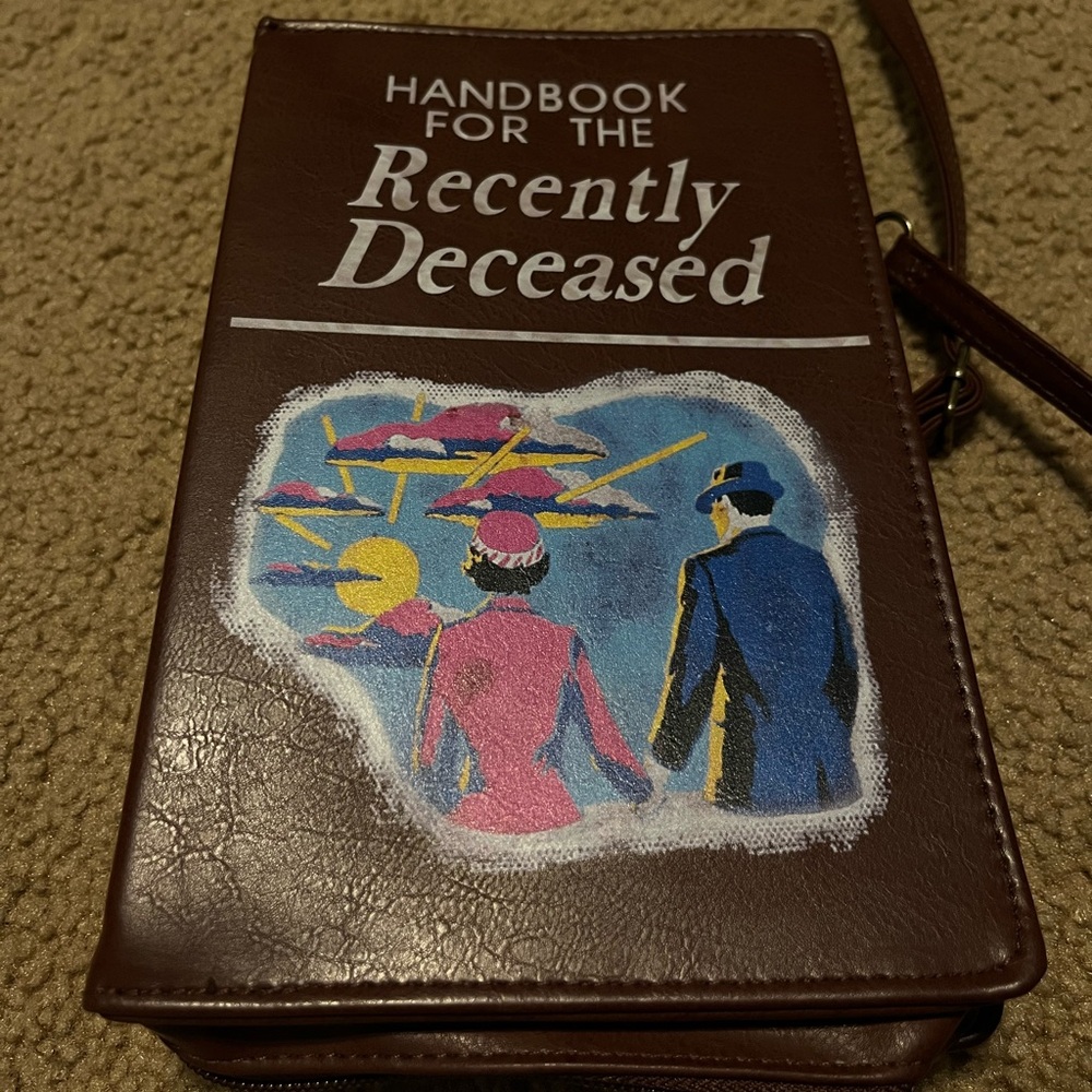 Handbook For The Recently Deceased crossbody purse